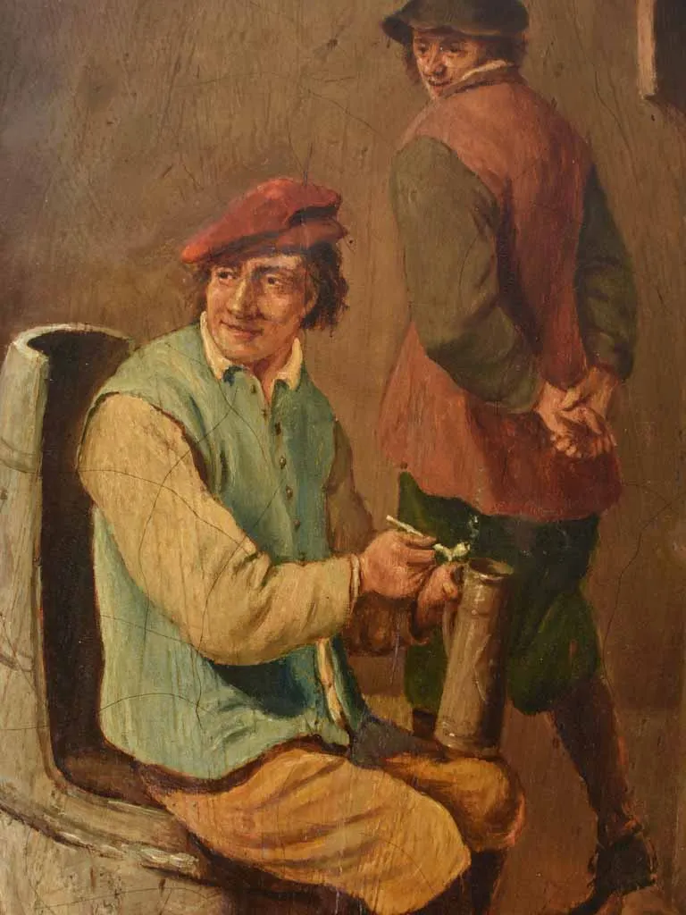 18th century Dutch painting 19" x 14½"