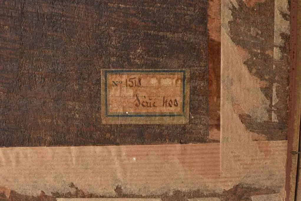 18th century Dutch painting 19" x 14½"