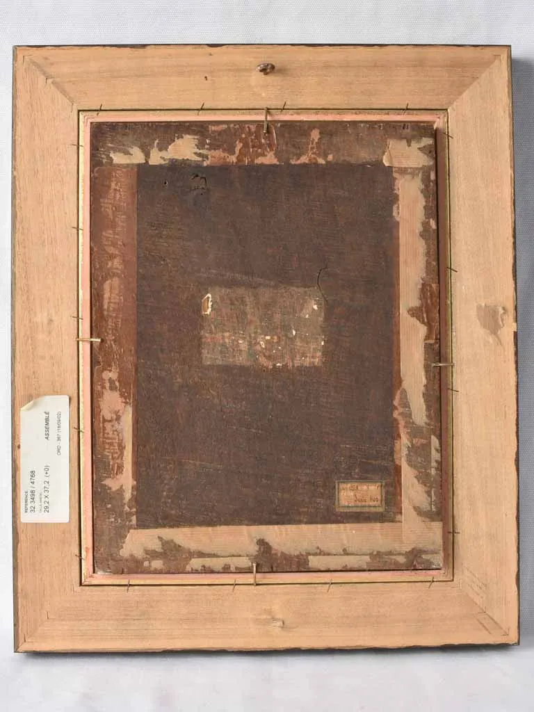 18th century Dutch painting 19" x 14½"