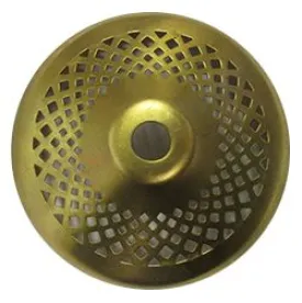 3 1/2 inch vented brass vase cap
