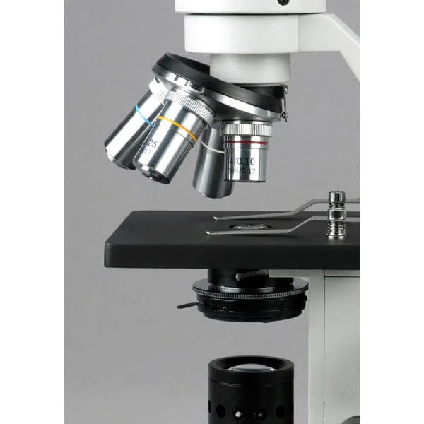 AmScope M500 Series  Advanced Student Monocular Compound Microscope 40X-1000X Magnification With Camera
