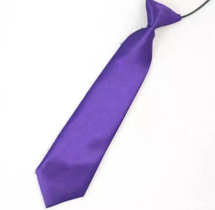 Boys satin wedding tie Page Boy Tie Coloured Satin Tie for Wedding Boys TIe