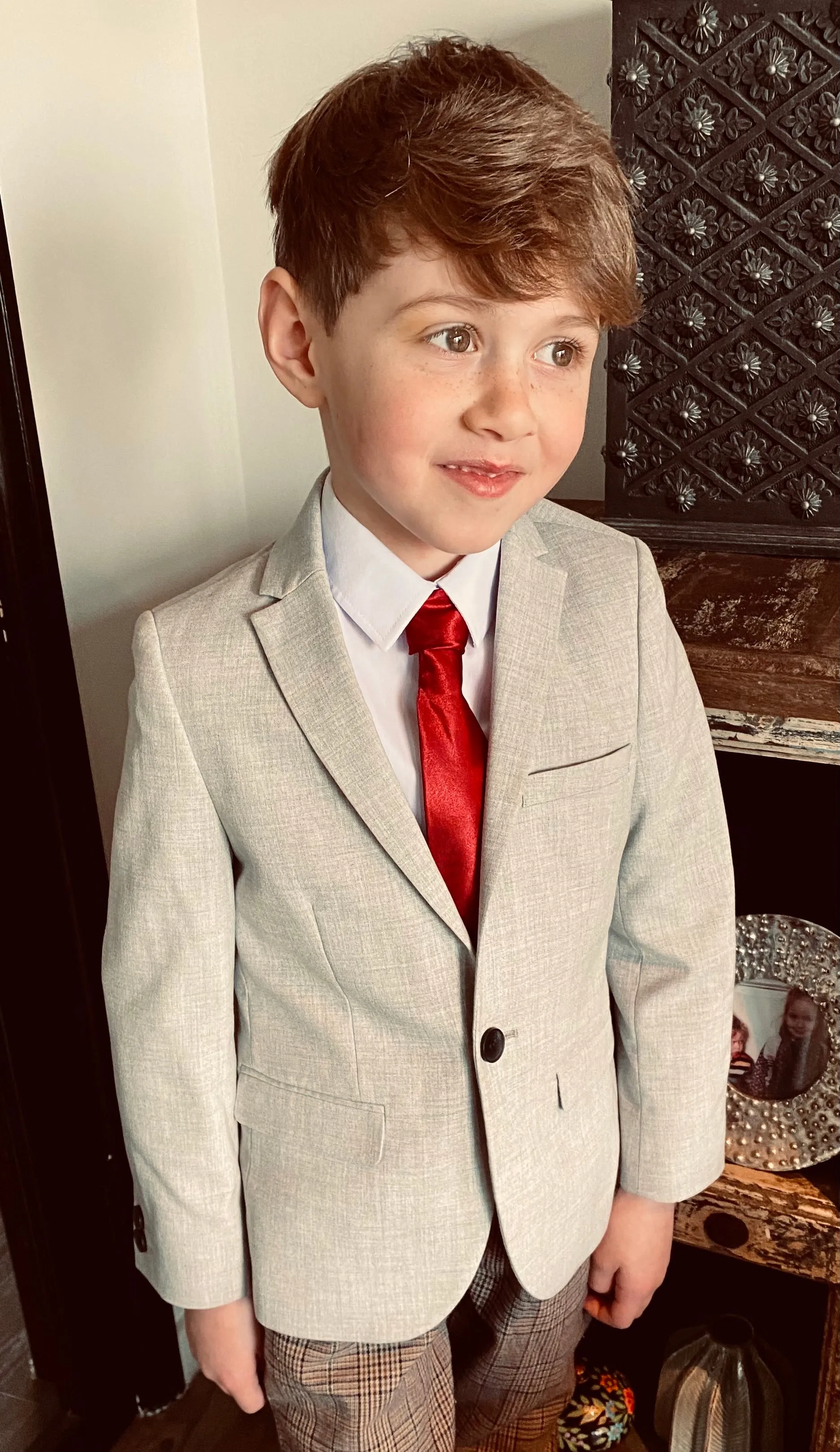 Boys satin wedding tie Page Boy Tie Coloured Satin Tie for Wedding Boys TIe