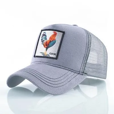 Cock Embroidery Baseball Cap Eat Chicken Bone Casquette