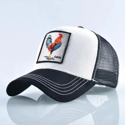 Cock Embroidery Baseball Cap Eat Chicken Bone Casquette