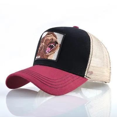 Cock Embroidery Baseball Cap Eat Chicken Bone Casquette