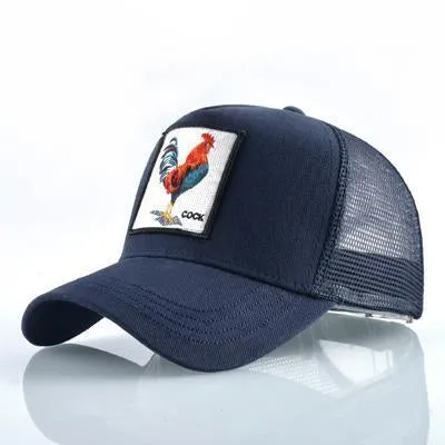 Cock Embroidery Baseball Cap Eat Chicken Bone Casquette