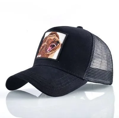 Cock Embroidery Baseball Cap Eat Chicken Bone Casquette