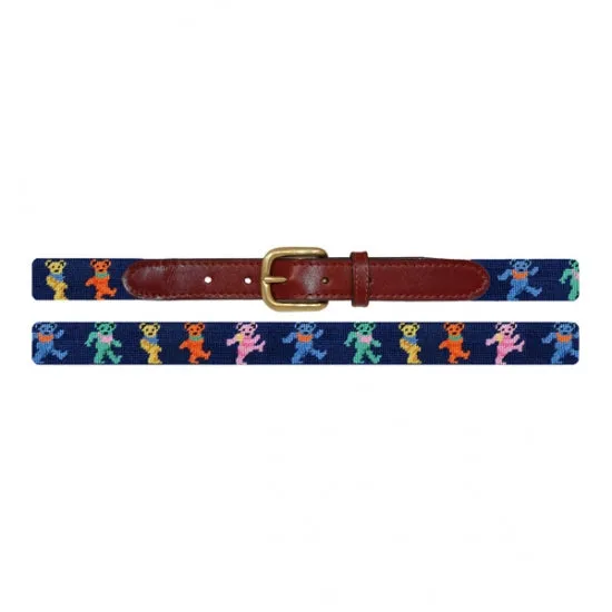 Dancing Bears Children's Needlepoint Belt