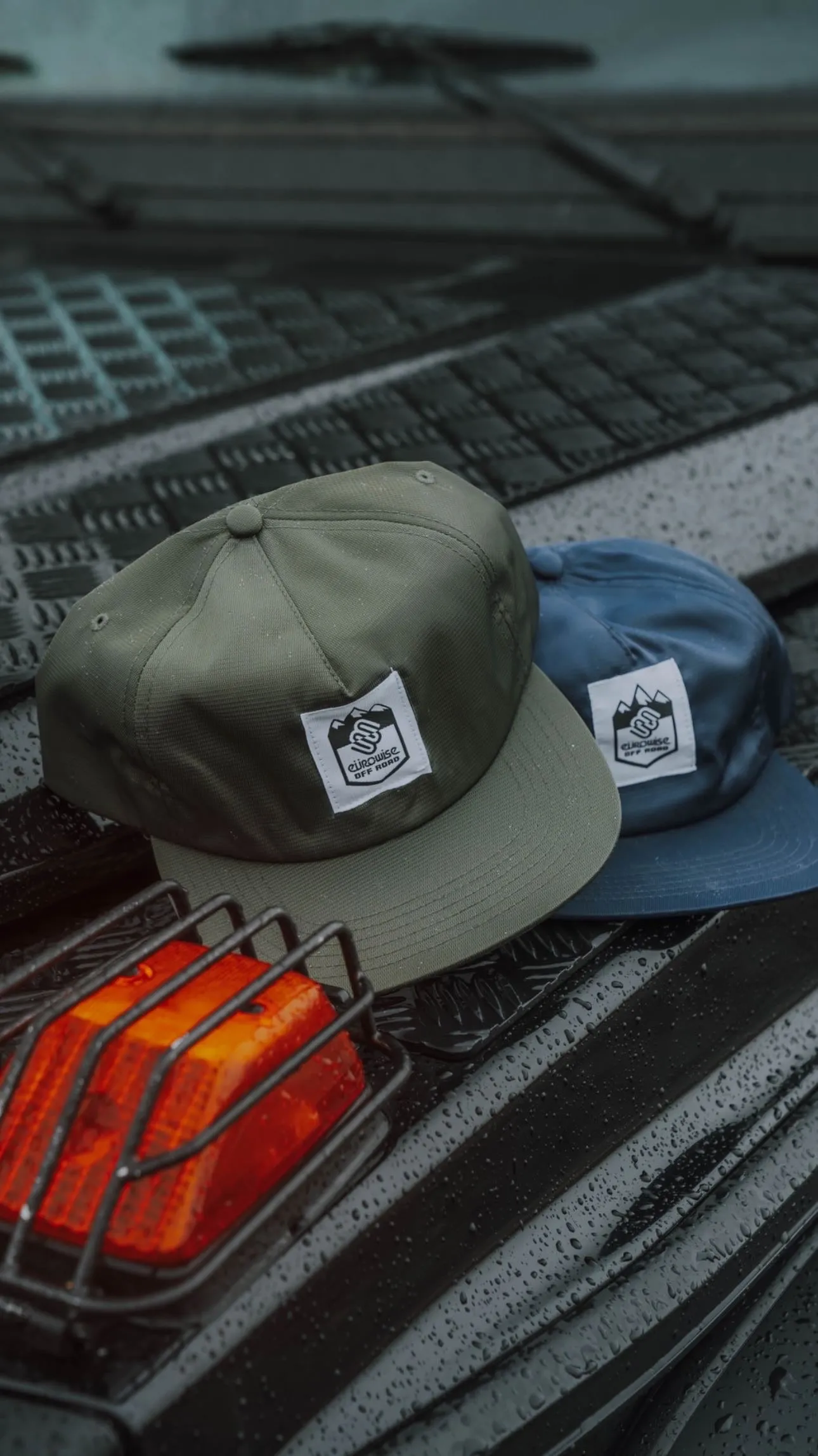 EUROWISE OFFROAD 5 PANEL NYLON HAT - BLACK