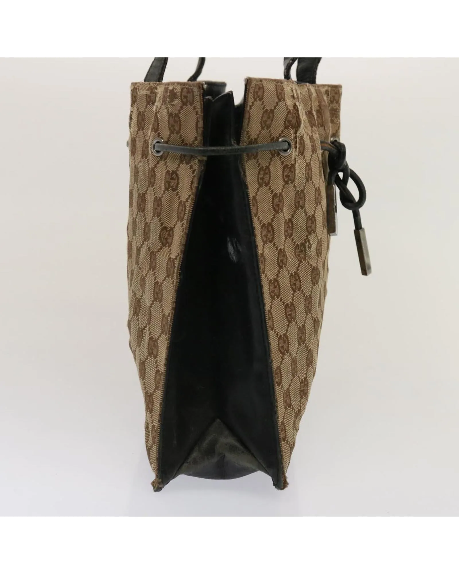 GG Canvas Beige Hand Bag with Accessories and Made in Italy