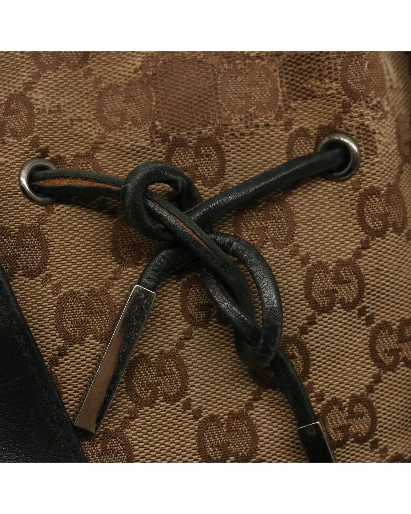 GG Canvas Beige Hand Bag with Accessories and Made in Italy
