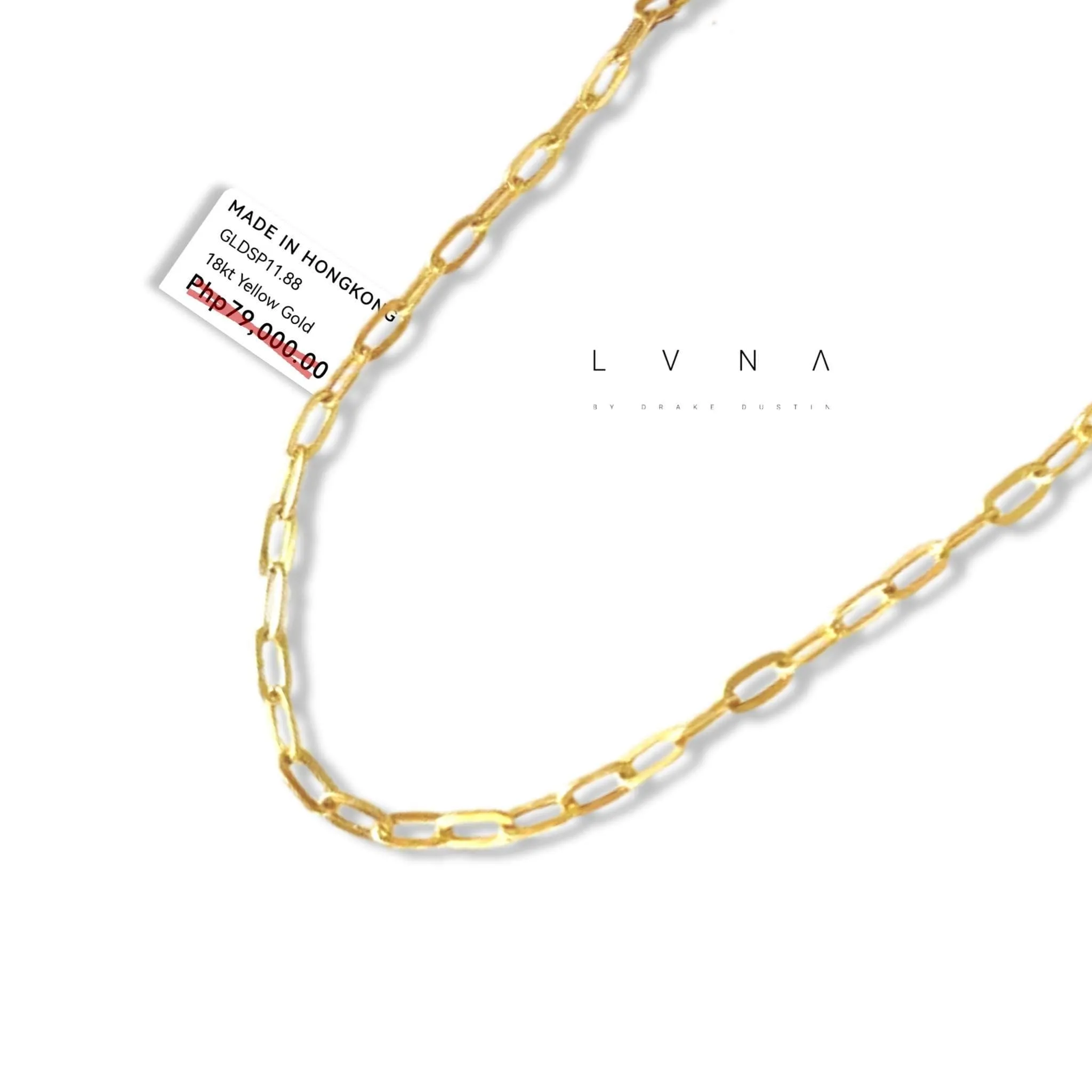 #GOLD2024 | 18K Golden Paperclip Chain 18”