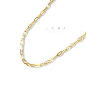 #GOLD2024 | 18K Golden Paperclip Chain 18”