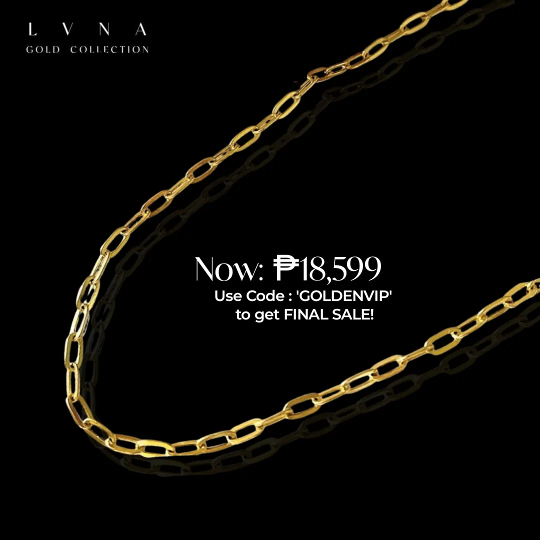 #GOLD2024 | 18K Golden Paperclip Chain 18”