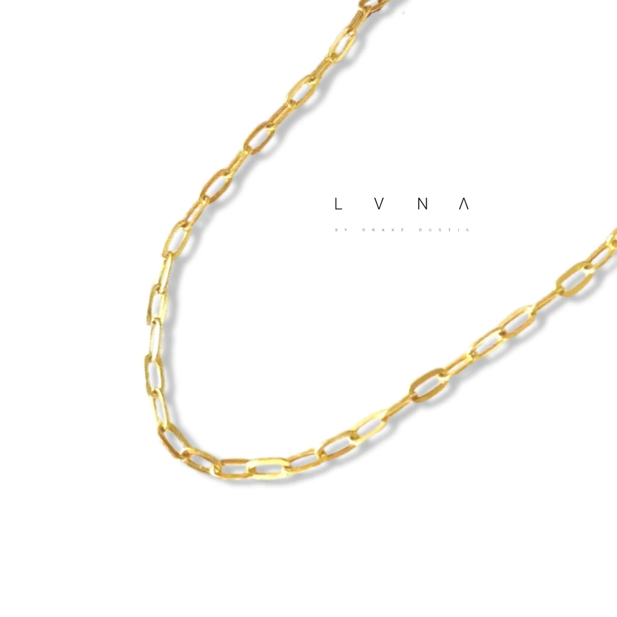 #GOLD2024 | 18K Golden Paperclip Chain 18”