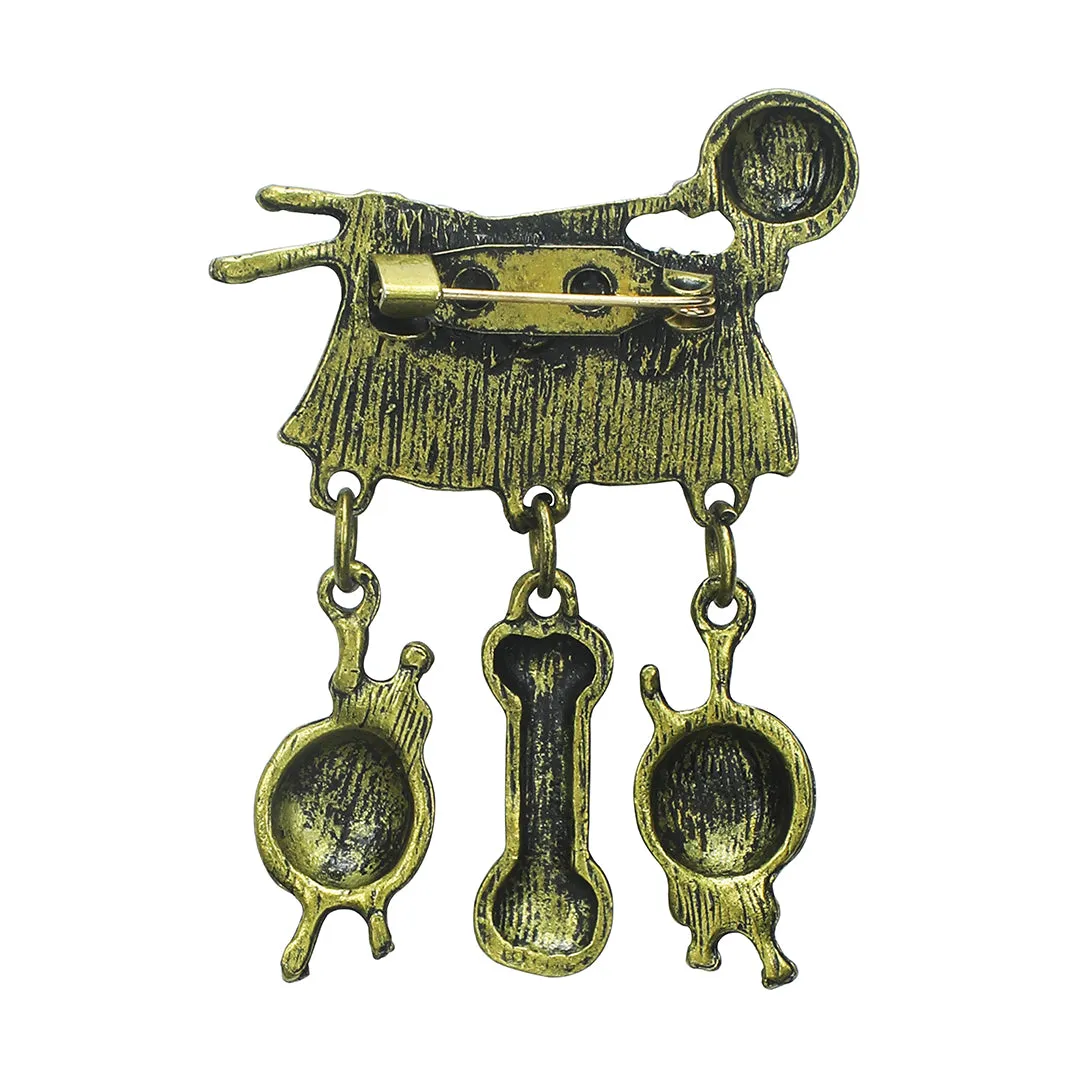 Kavove The Cozy Clasp Golden Colour Brooch