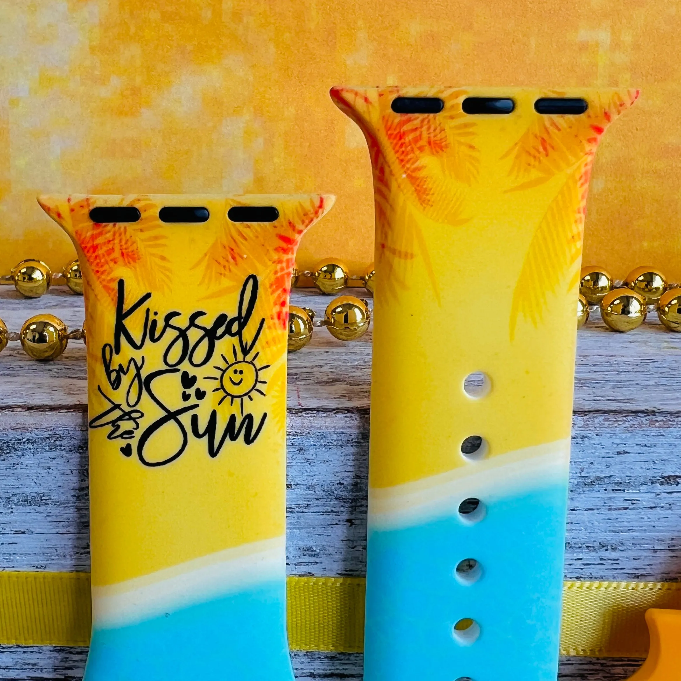 Kissed By The Sun Print Silicone Band For Apple Watch