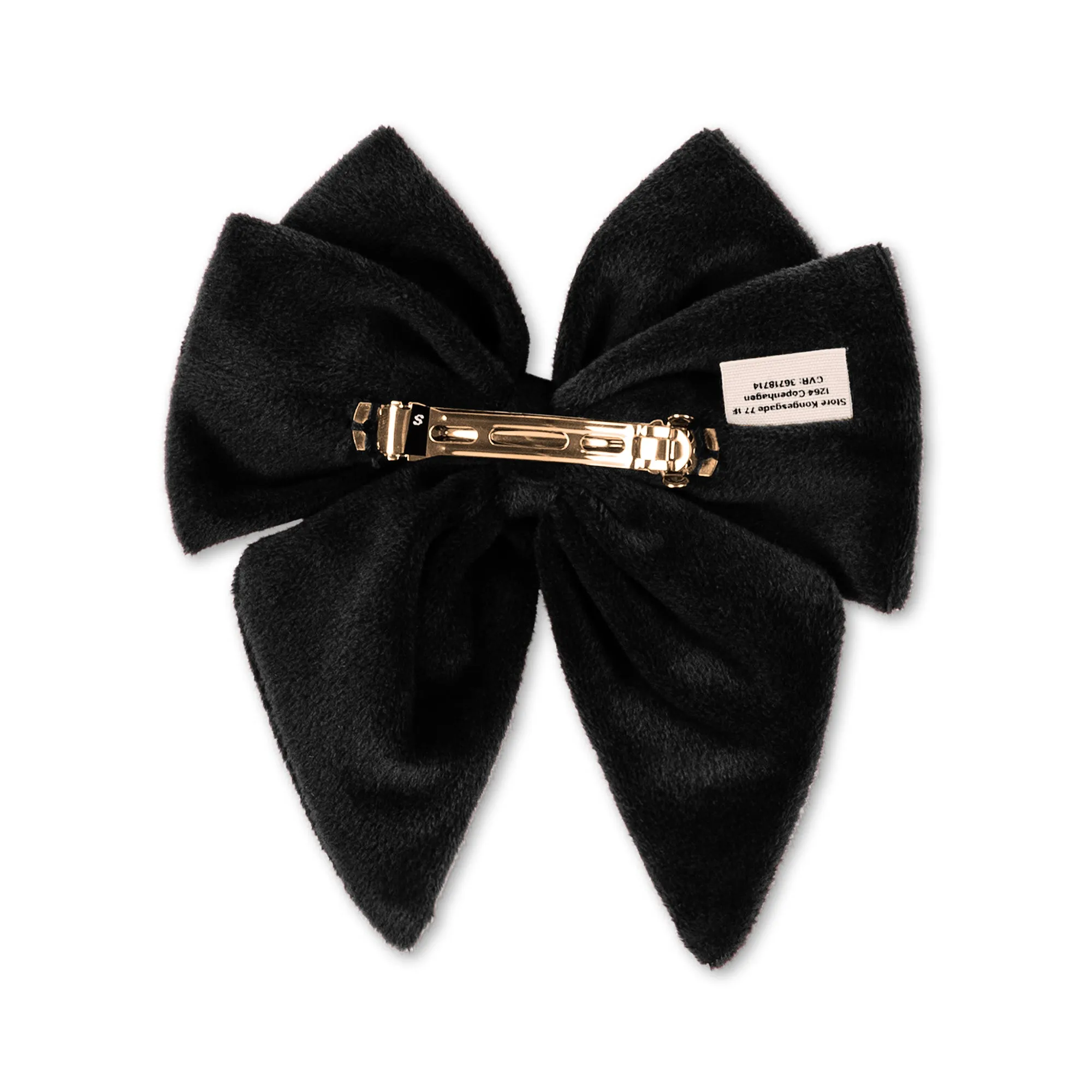 Konges Sløjd Velvet Bow Hair Clip | Black