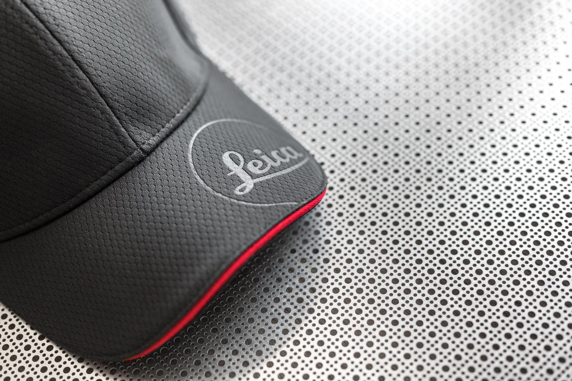 Leica Cap, Embossed, Black