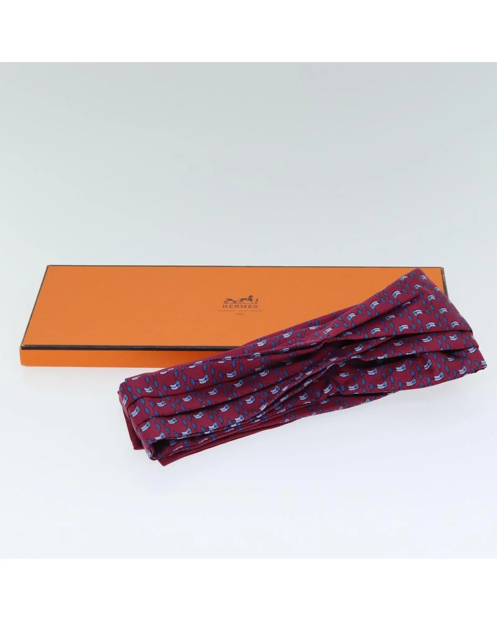 Luxurious Silk Ascot Necktie with Item Box