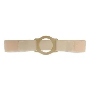 Nu-Comfort 2" Wide Beige Support Belt Large Oval. Ring Plate 28"-31" Waist Small, Latex-Free