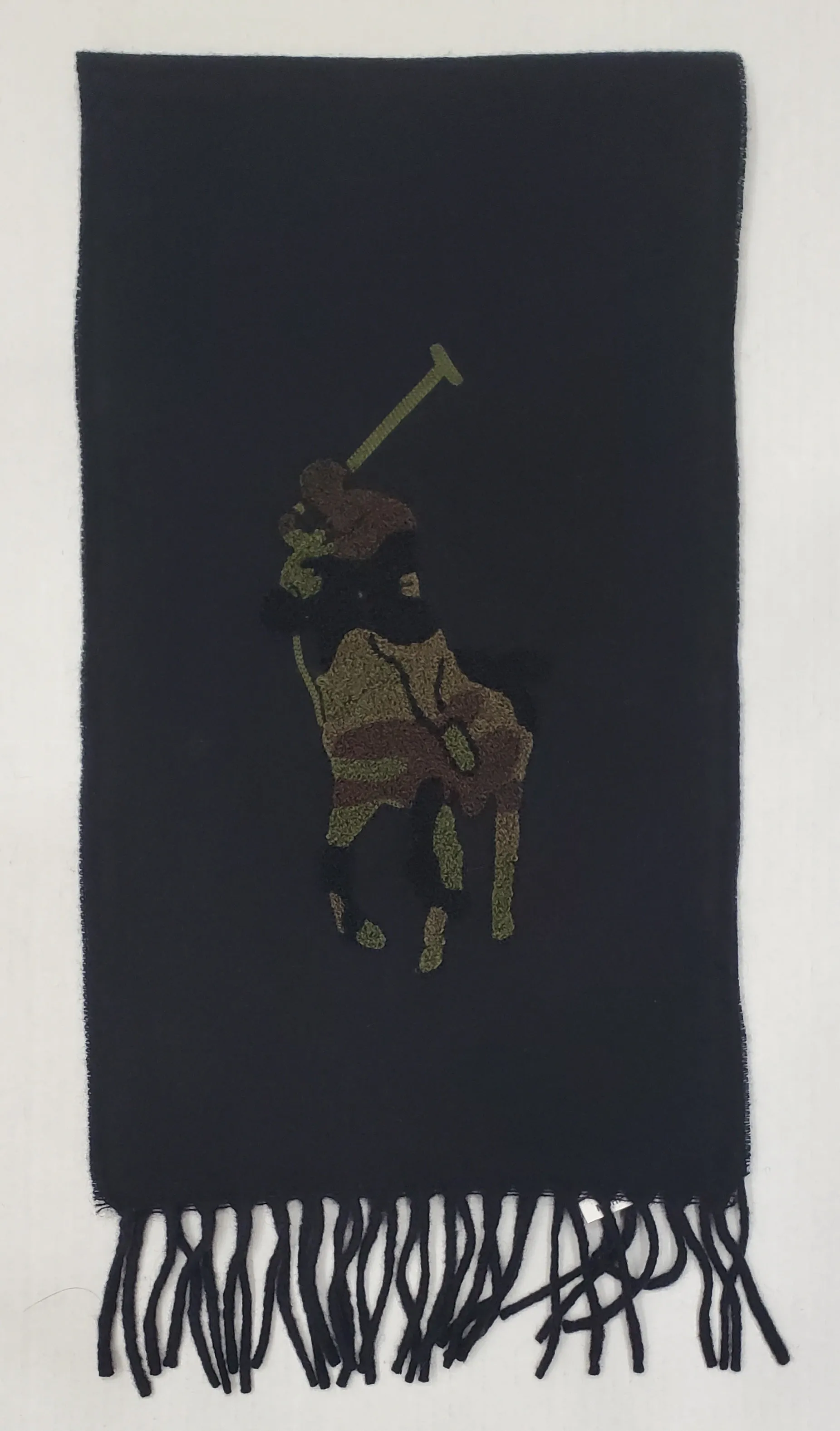 Nwt Polo Ralph Lauren Big Pony Spellout Polo Camo Scarf